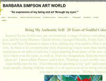 Tablet Screenshot of barbarasimpsonartworld.com